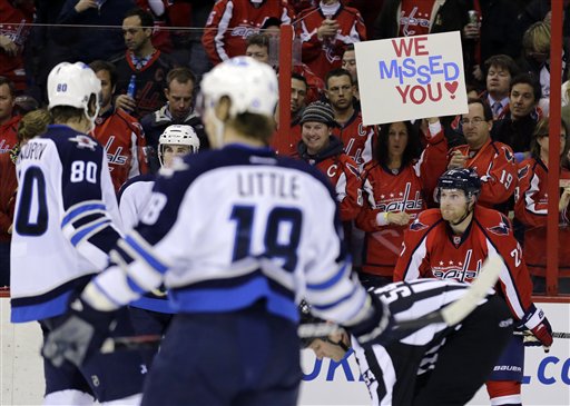 Jets Capitals Hockey