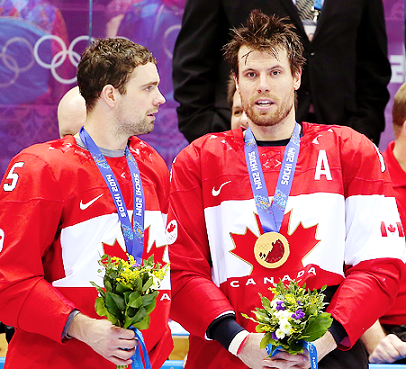Dan Hamhuis is mesmerized/terrified.